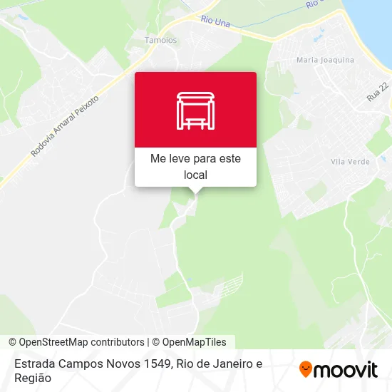 Estrada Campos Novos 1549 mapa