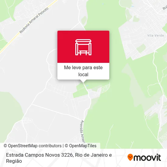 Estrada Campos Novos 3226 mapa