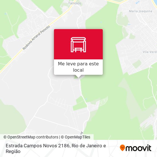 Estrada Campos Novos 2186 mapa