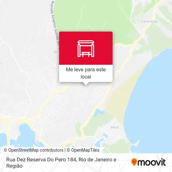 Rua Dez Reserva Do Pero 184 mapa
