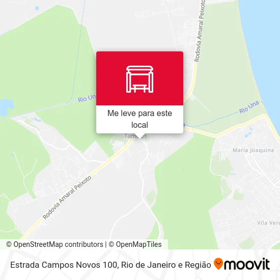 Estrada Campos Novos 100 mapa