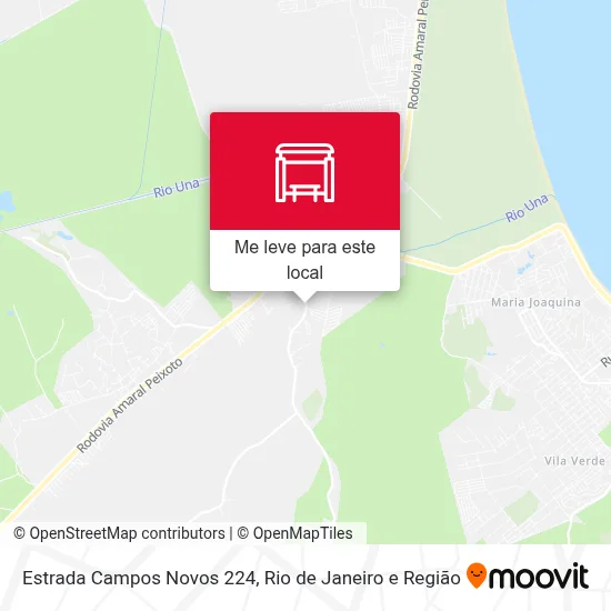 Estrada Campos Novos 224 mapa