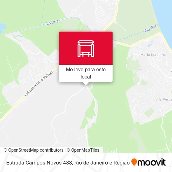 Estrada Campos Novos 488 mapa