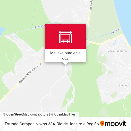 Estrada Campos Novos 334 mapa