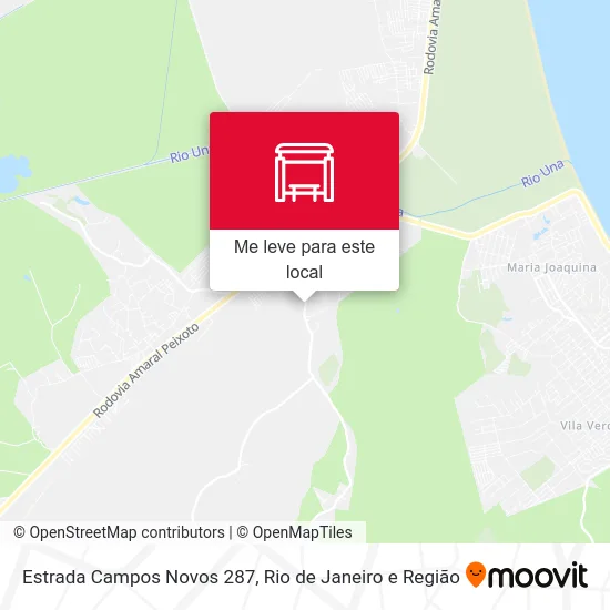 Estrada Campos Novos 287 mapa