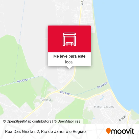 Rua Das Girafas 2 mapa