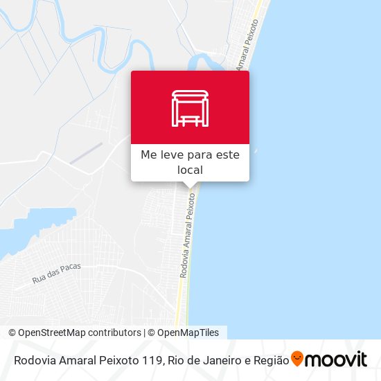 Rodovia Amaral Peixoto 119 mapa