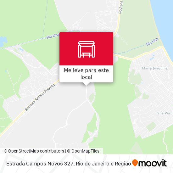 Estrada Campos Novos 327 mapa