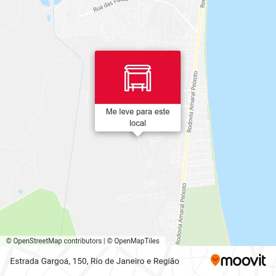 Estrada Gargoá, 150 mapa