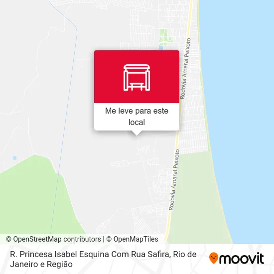R. Princesa Isabel Esquina Com Rua Safira mapa