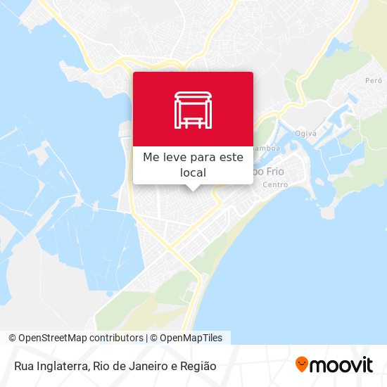Rua Inglaterra mapa