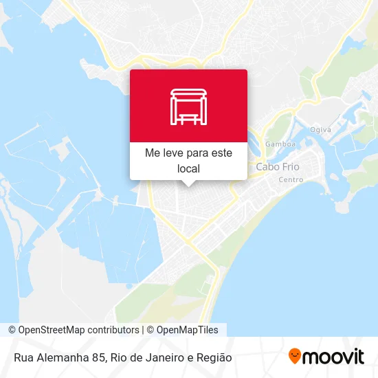 Rua Alemanha 85 mapa