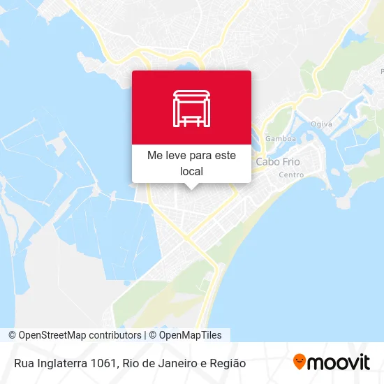 Rua Inglaterra 1061 mapa