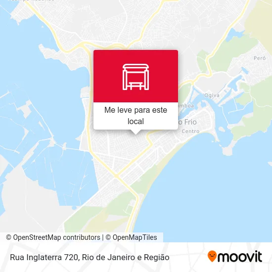 Rua Inglaterra 720 mapa