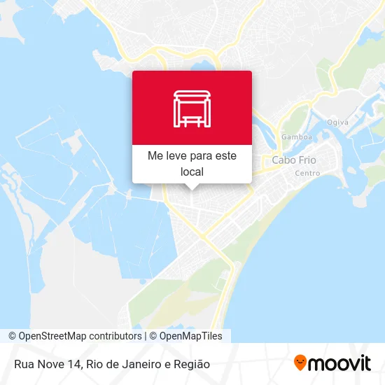 Rua Nove 14 mapa