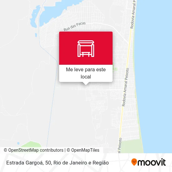 Estrada Gargoá, 50 mapa