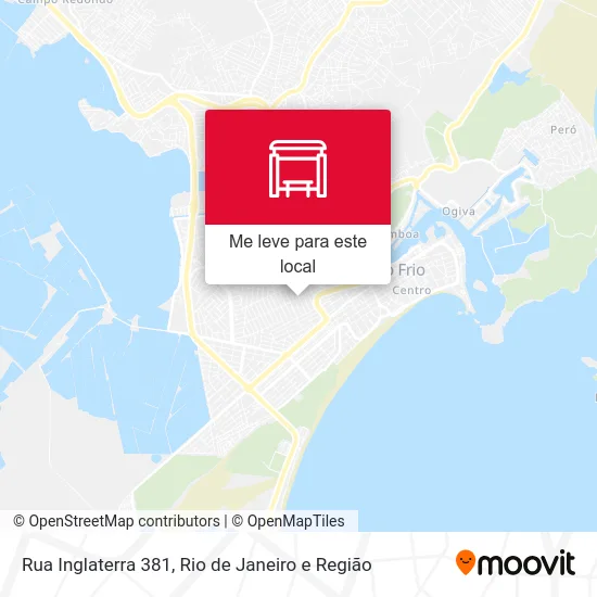 Rua Inglaterra 381 mapa