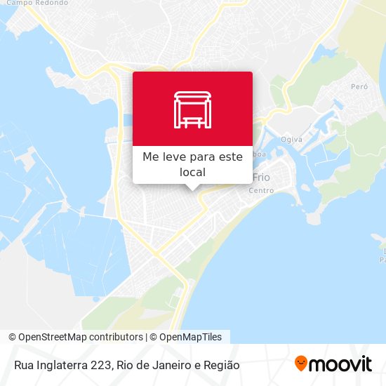 Rua Inglaterra 223 mapa