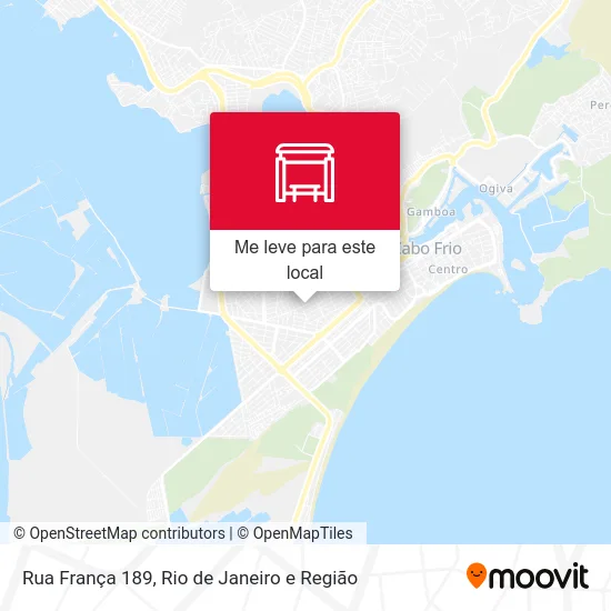 Rua França 189 mapa