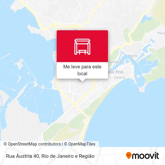Rua Áustria 40 mapa