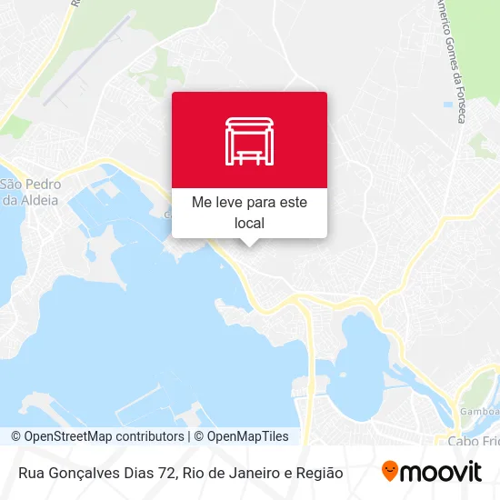 Rua Gonçalves Dias 72 mapa