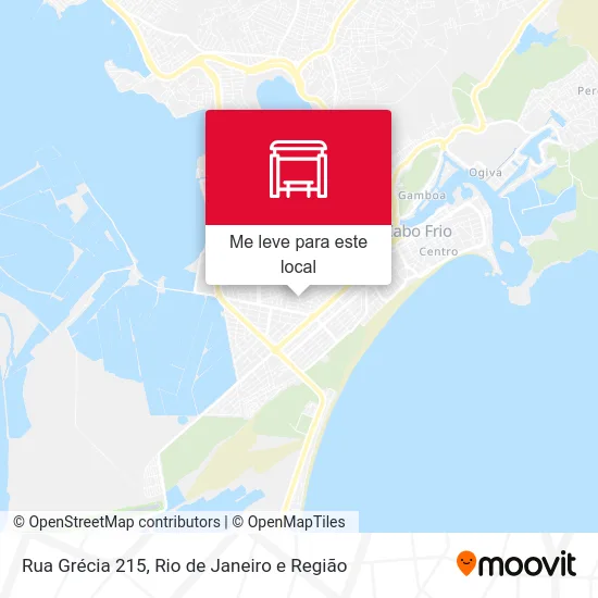Rua Grécia 215 mapa
