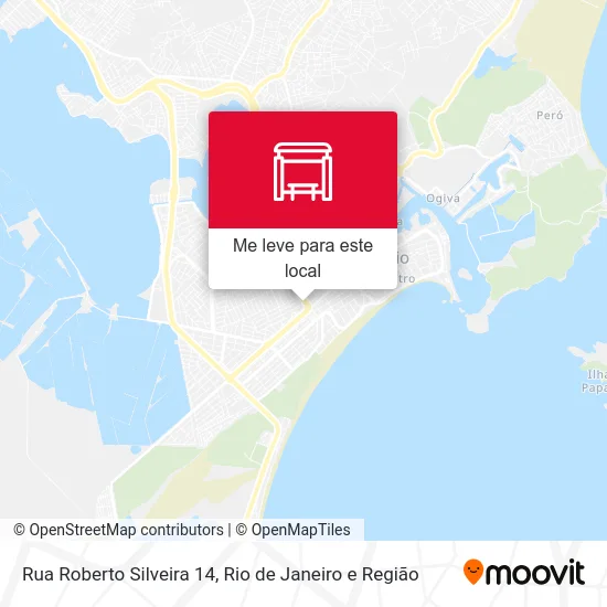 Rua Roberto Silveira 14 mapa