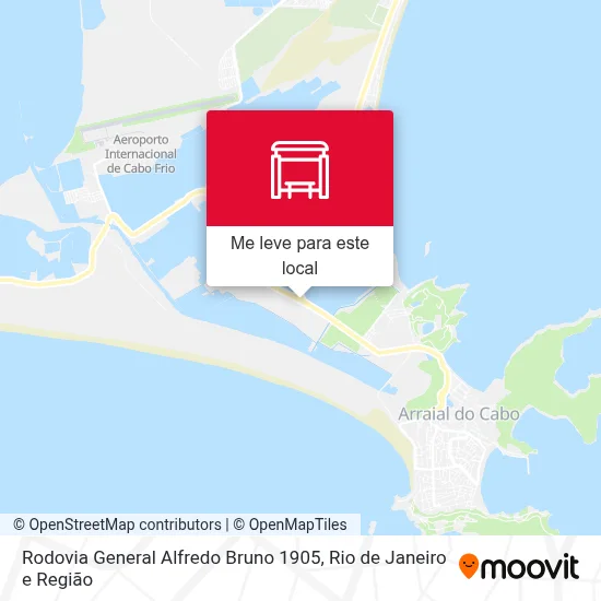 Rodovia General Alfredo Bruno 1905 mapa