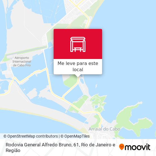Rodovia General Alfredo Bruno, 61 mapa