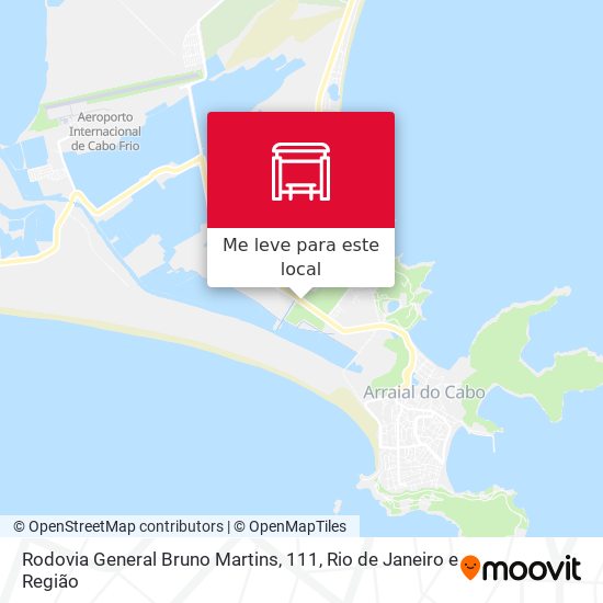 Rodovia General Bruno Martins, 111 mapa