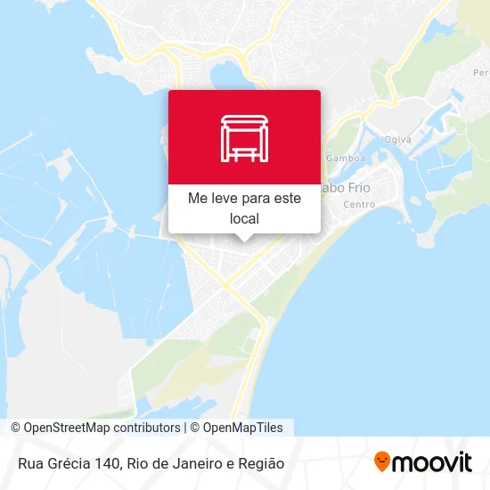 Rua Grécia 140 mapa