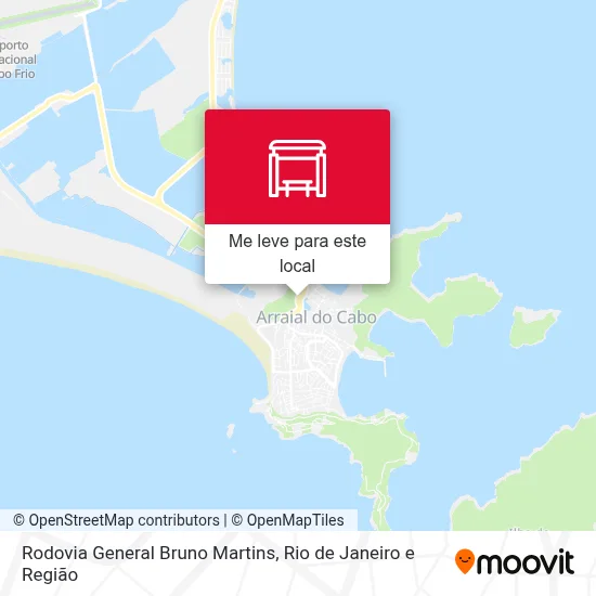 Rodovia General Bruno Martins mapa