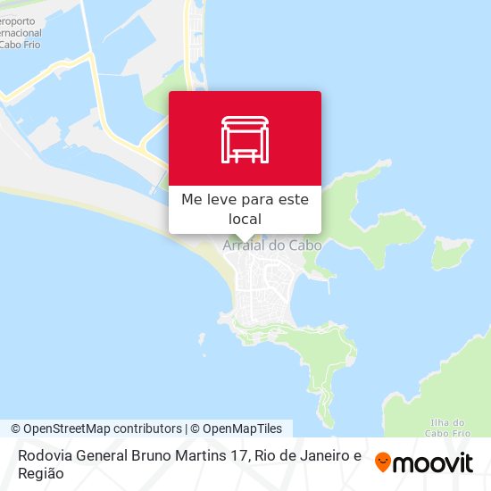 Rodovia General Bruno Martins 17 mapa