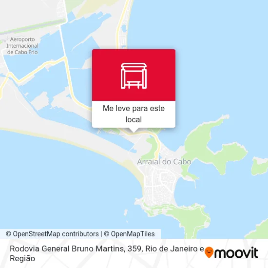Rodovia General Bruno Martins, 359 mapa