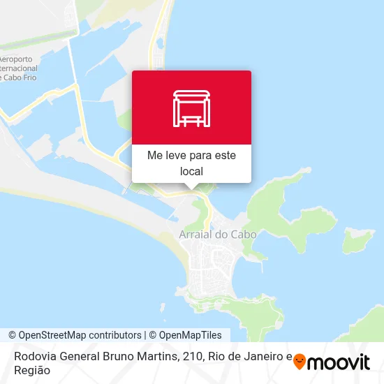 Rodovia General Bruno Martins, 210 mapa