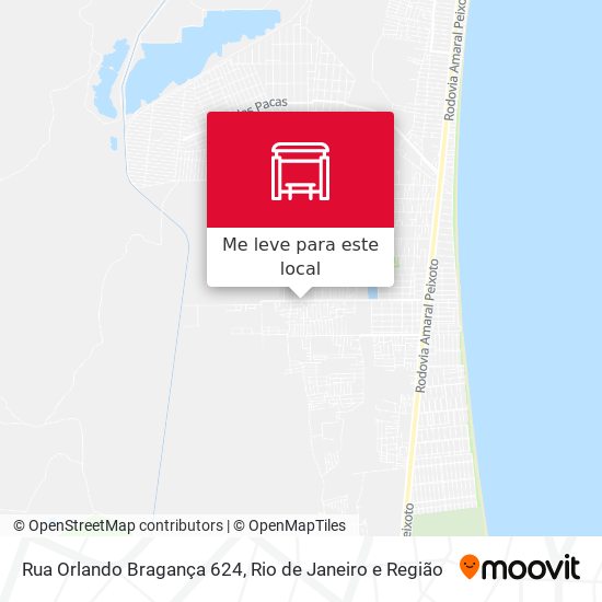Rua Orlando Bragança 624 mapa