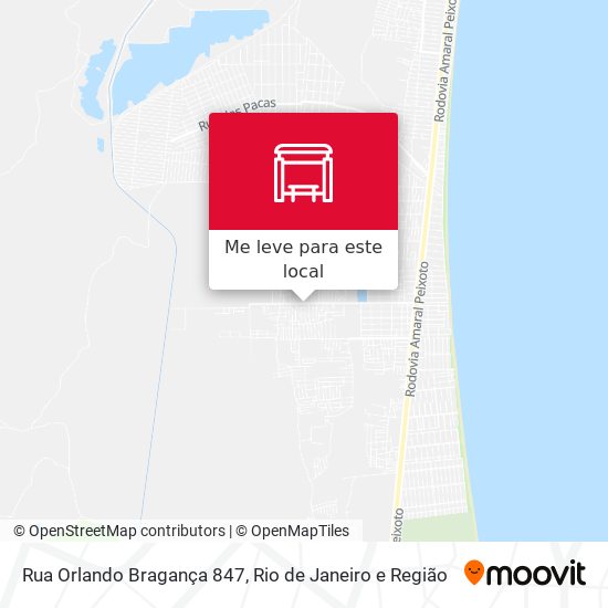 Rua Orlando Bragança 847 mapa