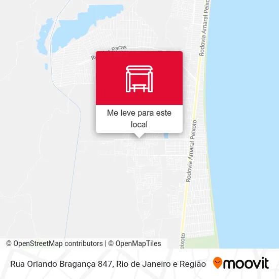 Rua Orlando Bragança 847 mapa