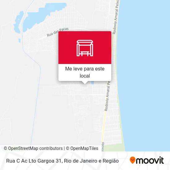 Rua C Ac Lto Gargoa 31 mapa