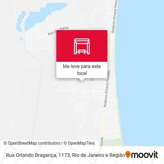 Rua Orlando Bragança, 1173 mapa