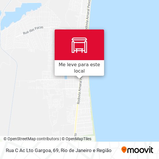 Rua C Ac Lto Gargoa, 69 mapa