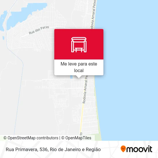 Rua Primavera, 536 mapa