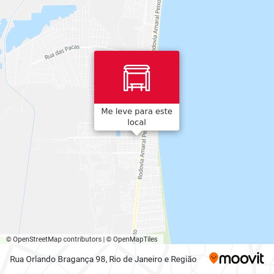 Rua Orlando Bragança 98 mapa