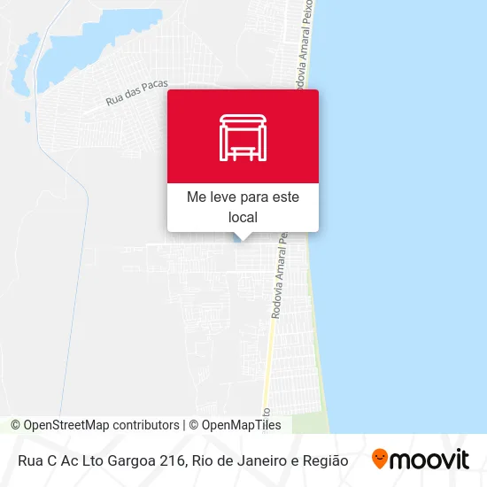 Rua C Ac Lto Gargoa 216 mapa