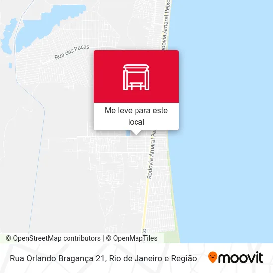 Rua Orlando Bragança 21 mapa