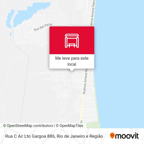 Rua C Ac Lto Gargoa 886 mapa