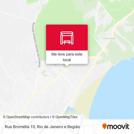 Rua Bromélia 10 mapa