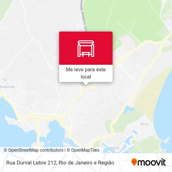 Rua Durval Lebre 212 mapa