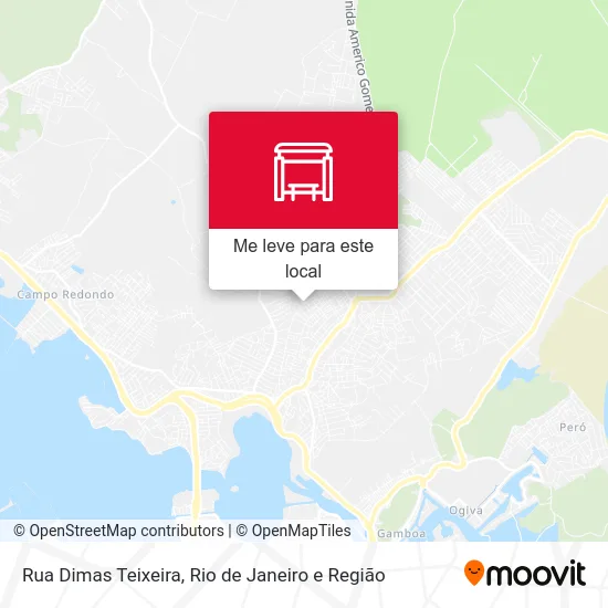 Rua Dimas Teixeira mapa