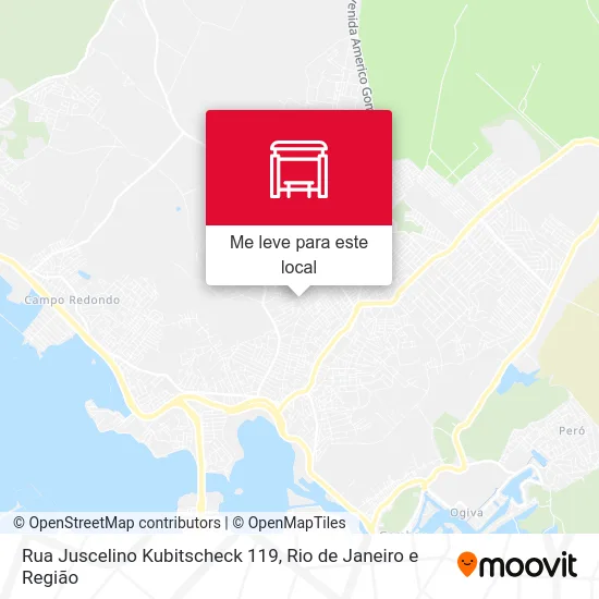 Rua Juscelino Kubitscheck 119 mapa